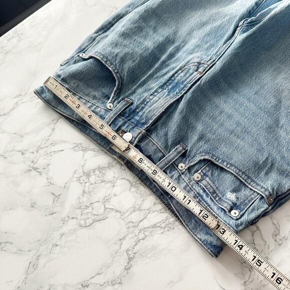 Madewell the Perfect Vintage Jean‎ Distressed Blue Jeans women’s size 26 - Picture 10 of 12